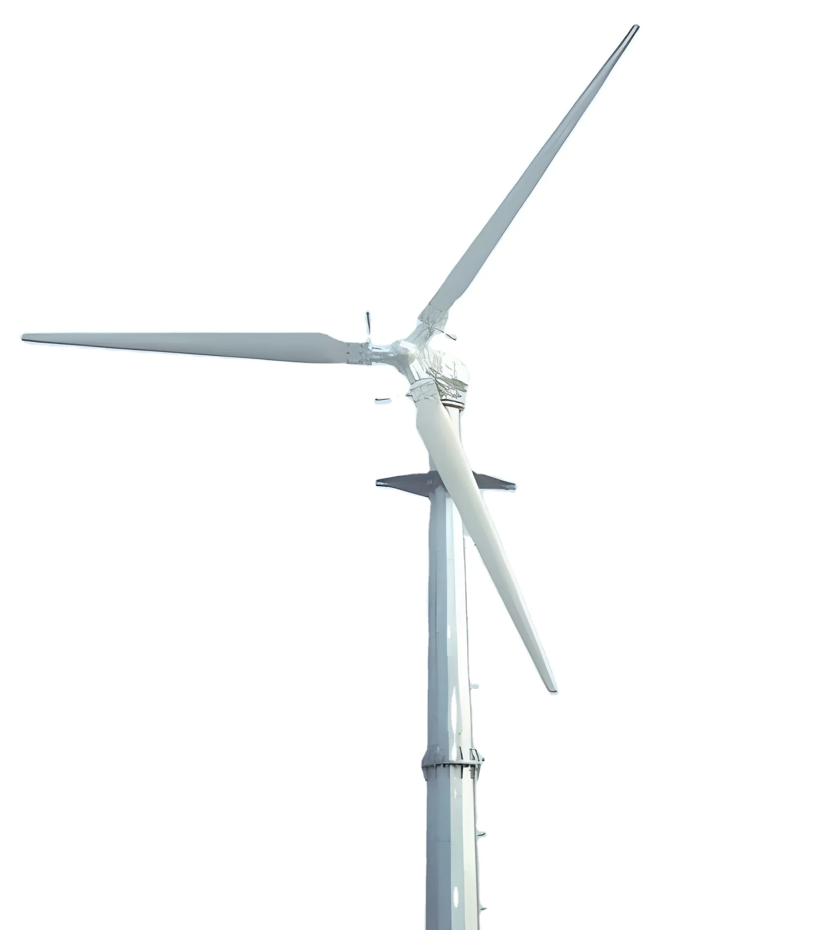 High Output Low Start Speed Pitch Control Horizontal Axis 5kw Wind Turbine generator power station