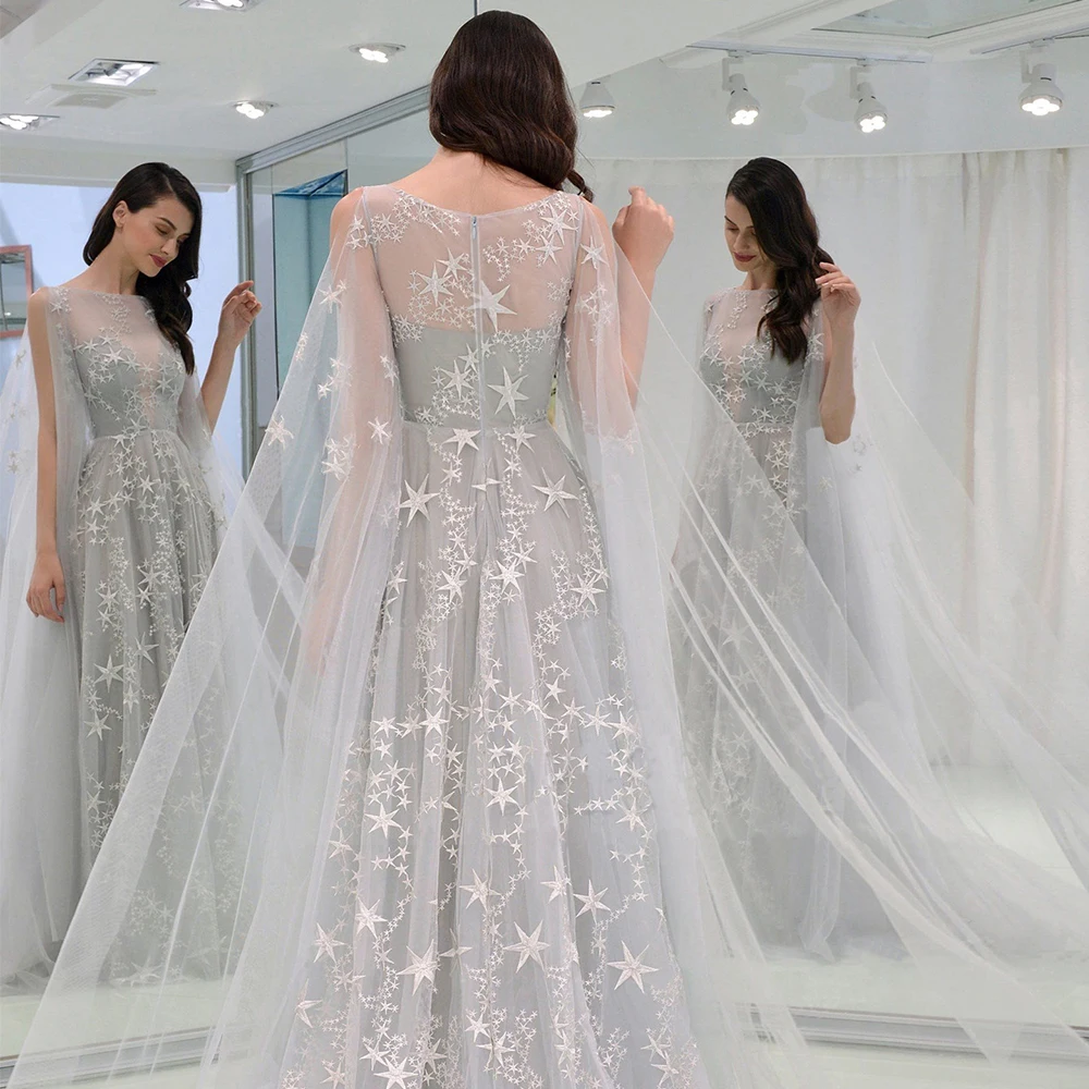 Высококачественное Модное Новое женское вечернее платье модные модели сексуальное кружевное вечернее платье с открытыми плечами и звездами