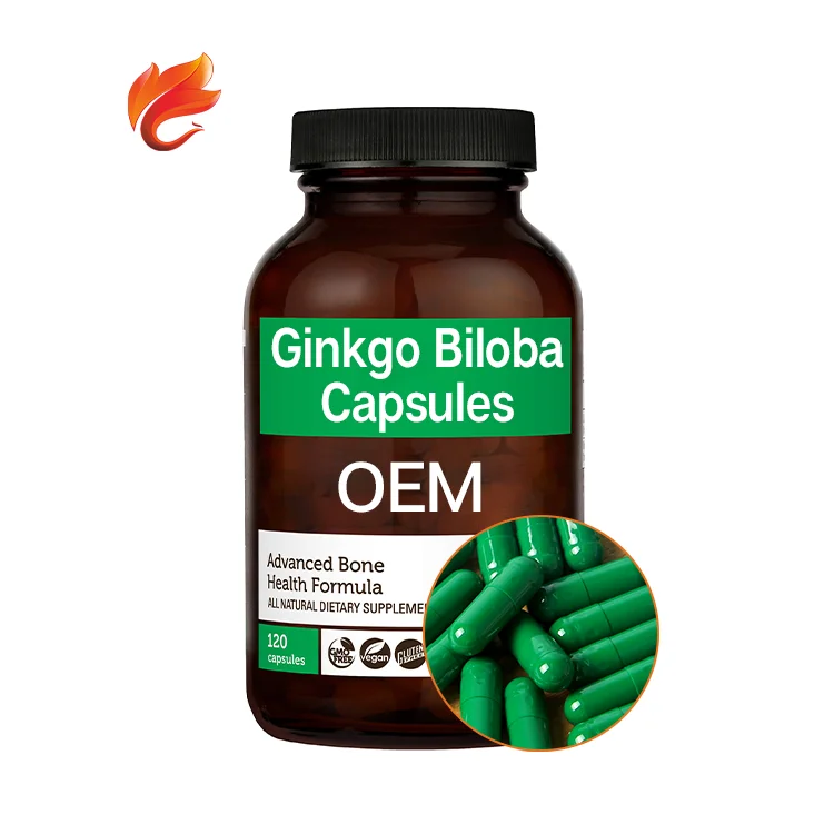 Natural Ginkgo Biloba Oil Extract Capsules, Softgels, supplement,500mg - Manufacturer, Price, OEM, Private Label