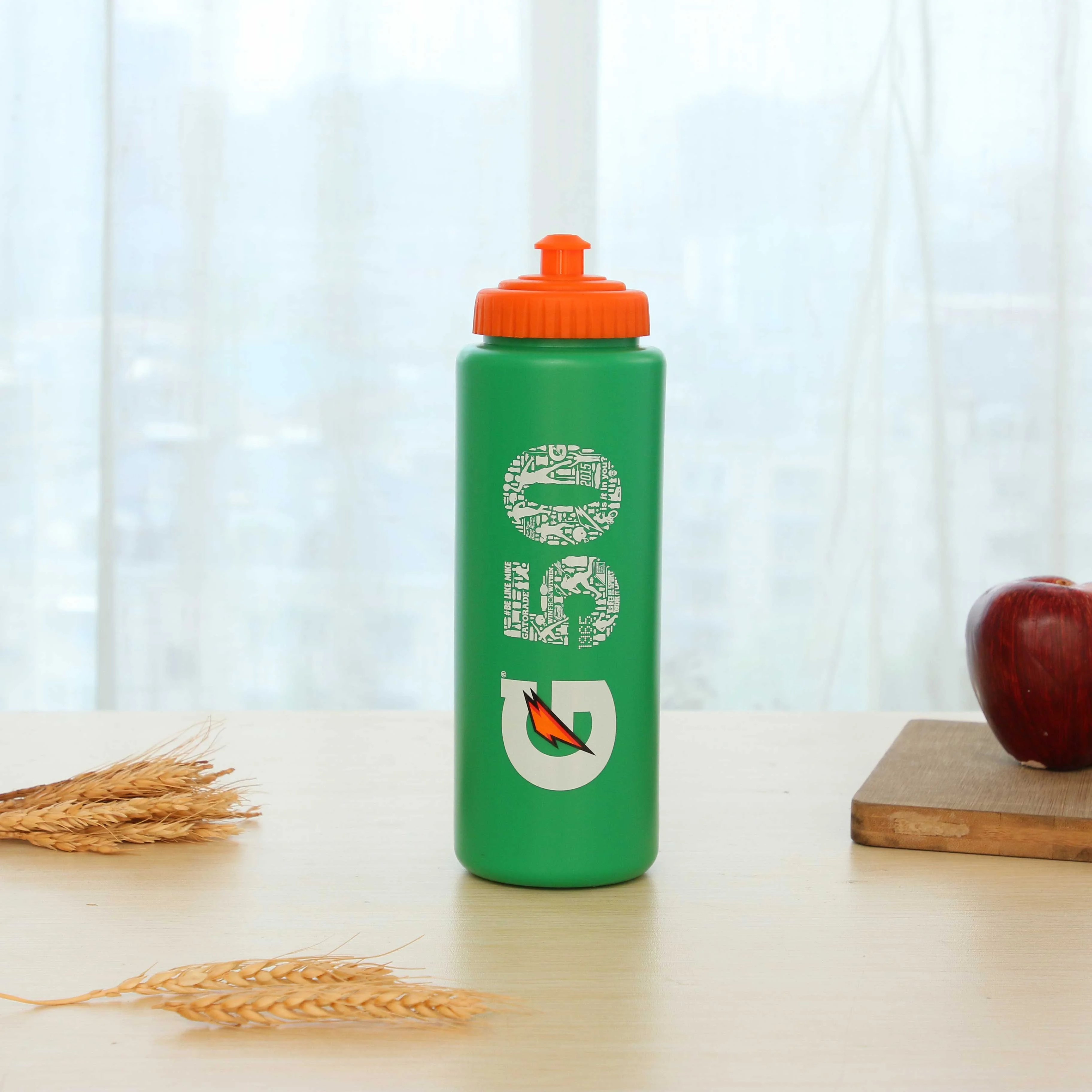 Food grade plastic sport drinking bottle gatorade BPA free  bicycle water bottle