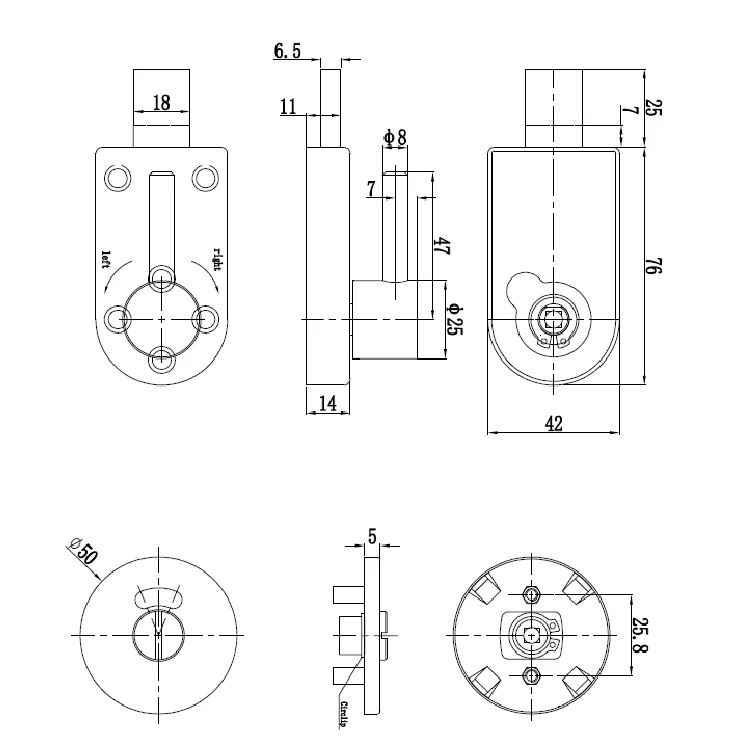 STAINLESS STEEL 304  DISABLED INDICATOR BOLT