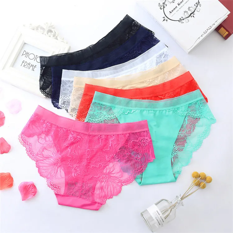 
Wholesale Women Sexy Traceless Underwear Lace Seamless Panties 2018 Girls New Design Underwear 