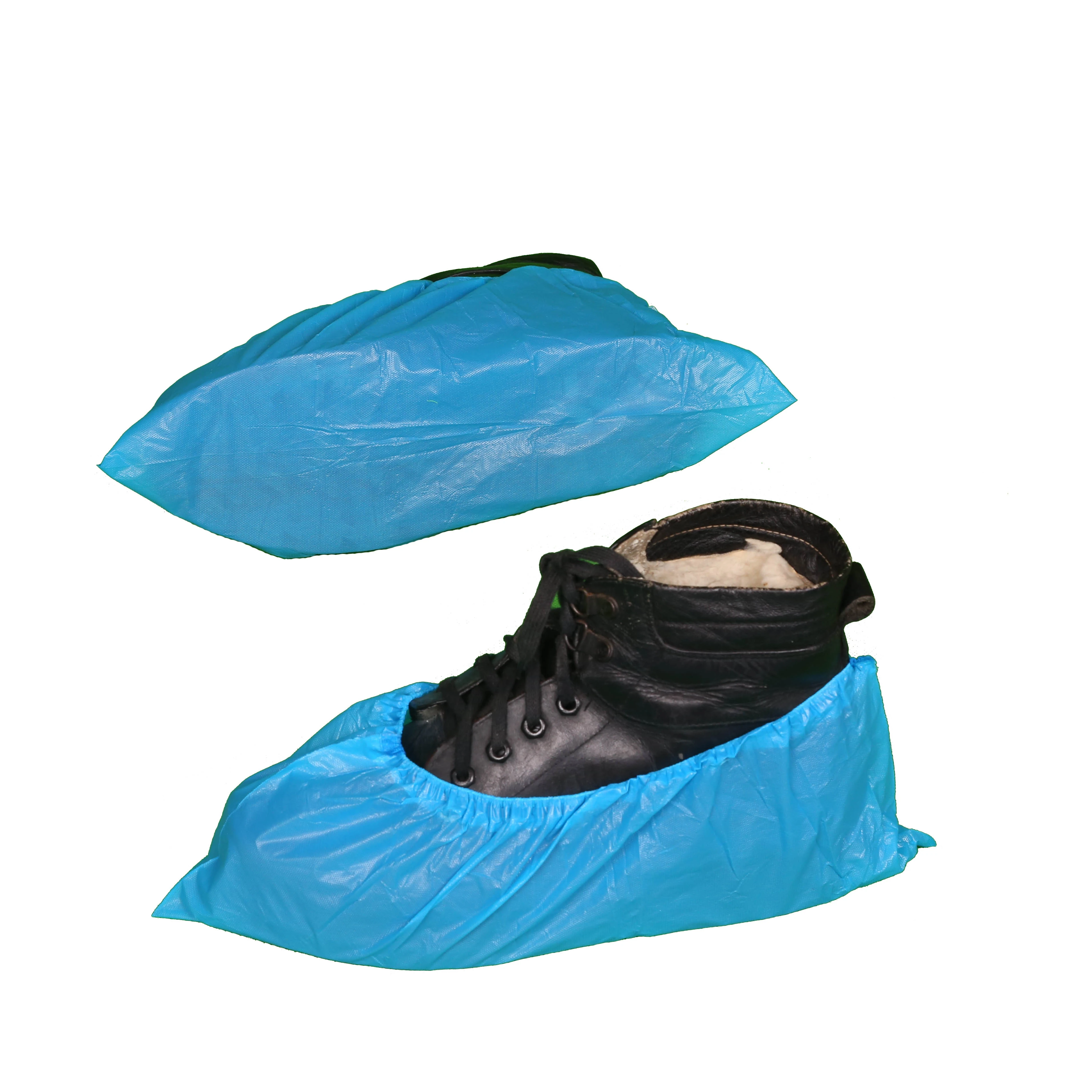 Горячая Распродажа Одобрено CE медицинские поставки нетканый синий хирургический мягкий Противоскользящий одноразовый башмак для больницы