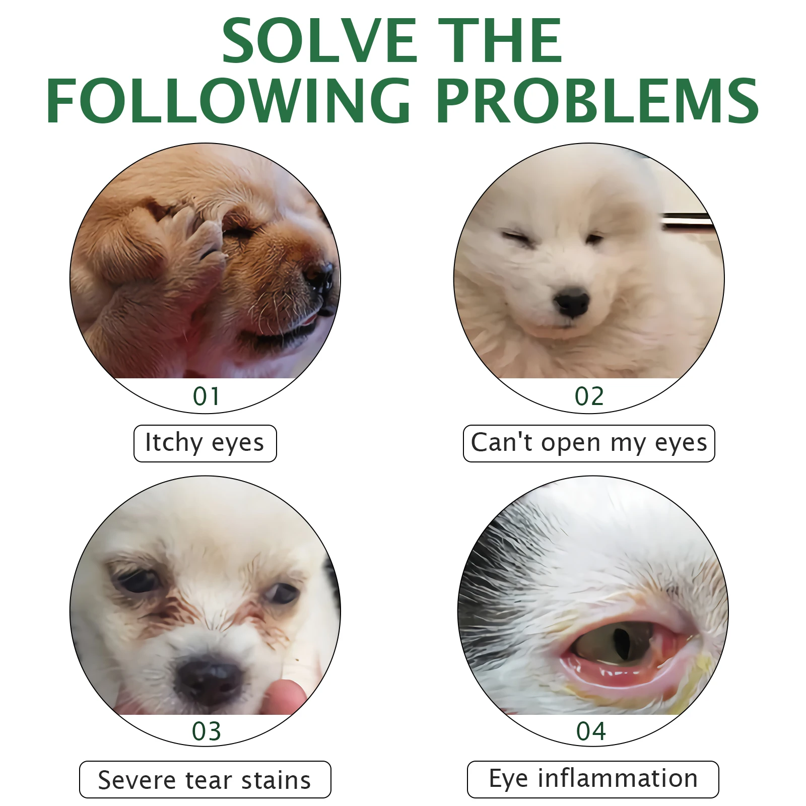 Custom Logo Pet Grooming Ear Care Infection Treatment Drops Ultra-OTIC Liquid Ear Cleaner for Dogs Cats Puppies