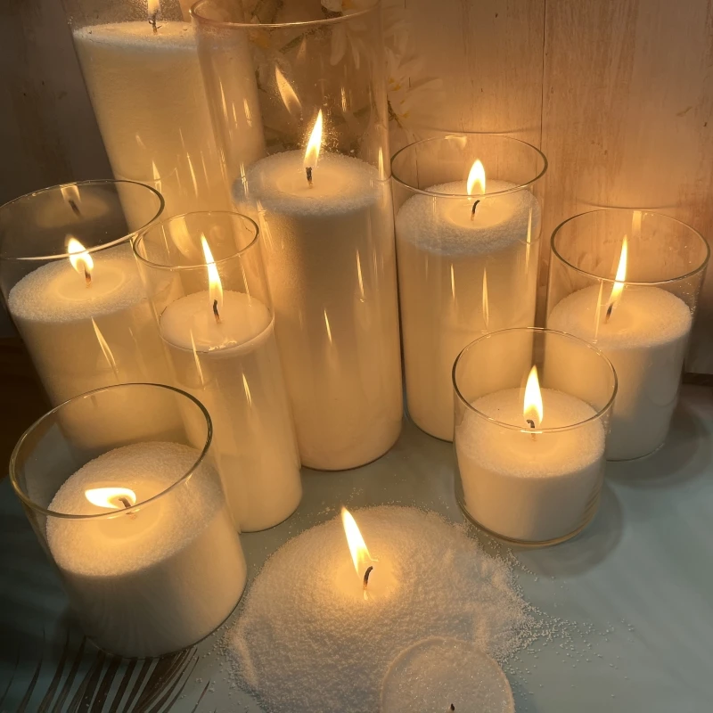 Custom Glass Jars Candle Green Candle Jars Scented Candles In Glass Jar