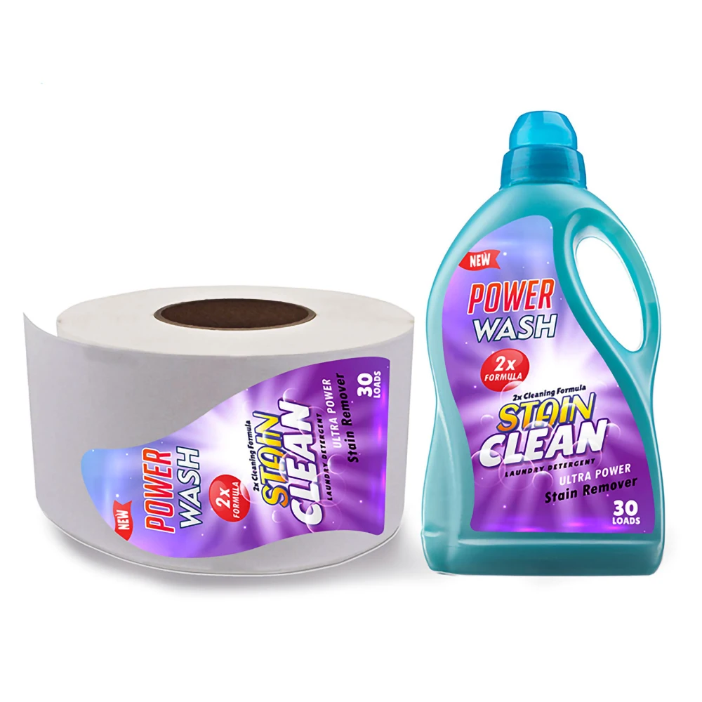 Этикетка для жидкого моющего средства мытья посуды клейкая наклейка на заказ этикетка бутылки