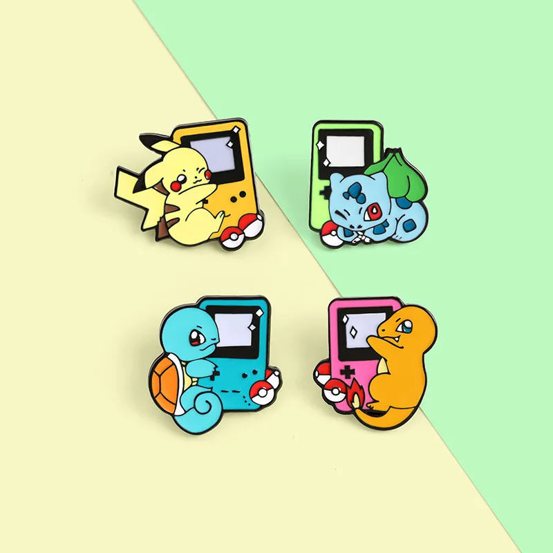 Spot New Products Hot Selling Bulk Custom Pokmon Anime Cartoon Hard Soft Enamel Pins
