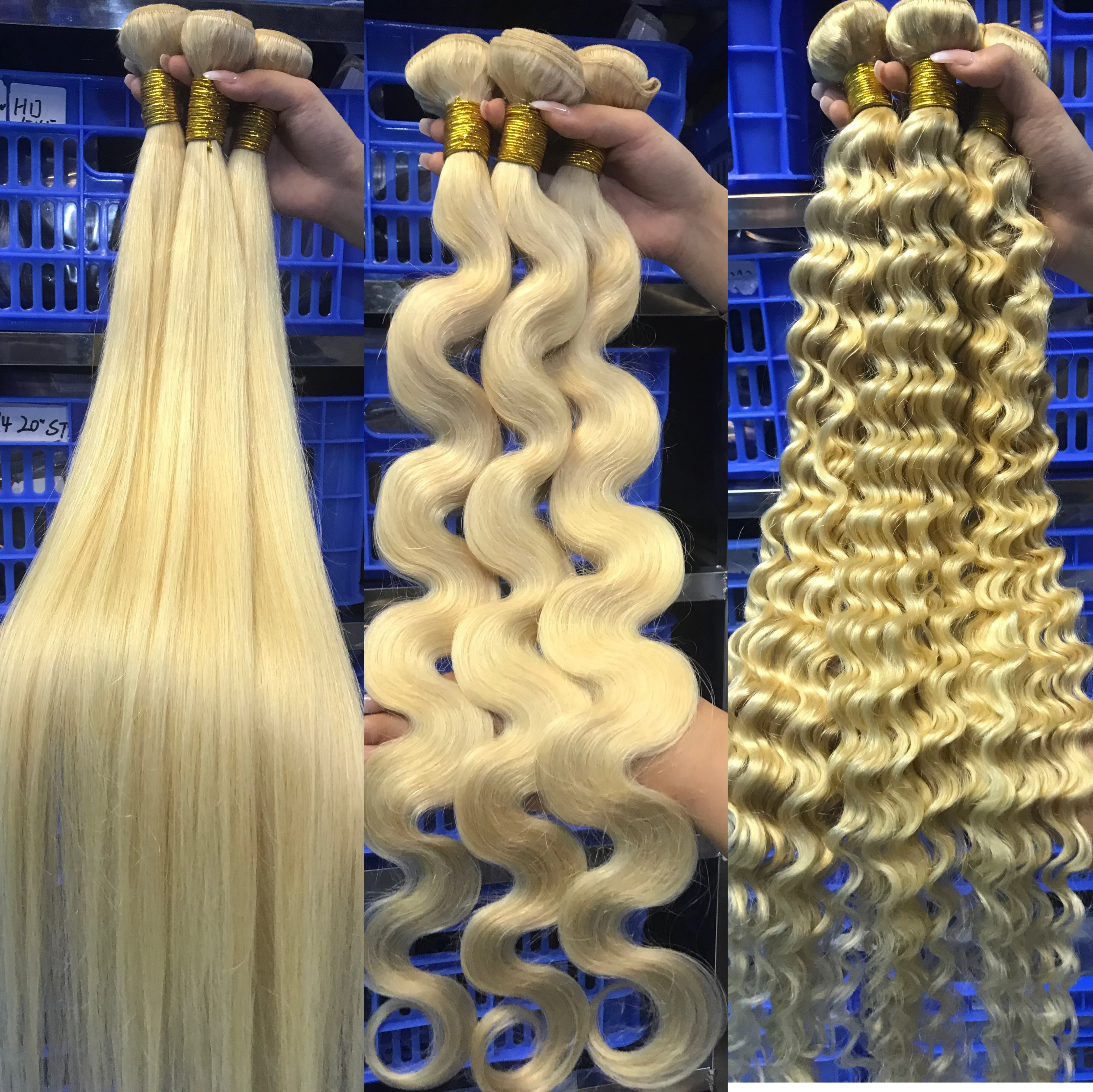 Wholesale cuticle aligned color 613 raw virgin Indian hair,free sample hair bundles with closure,613 unprocessed hair vendors