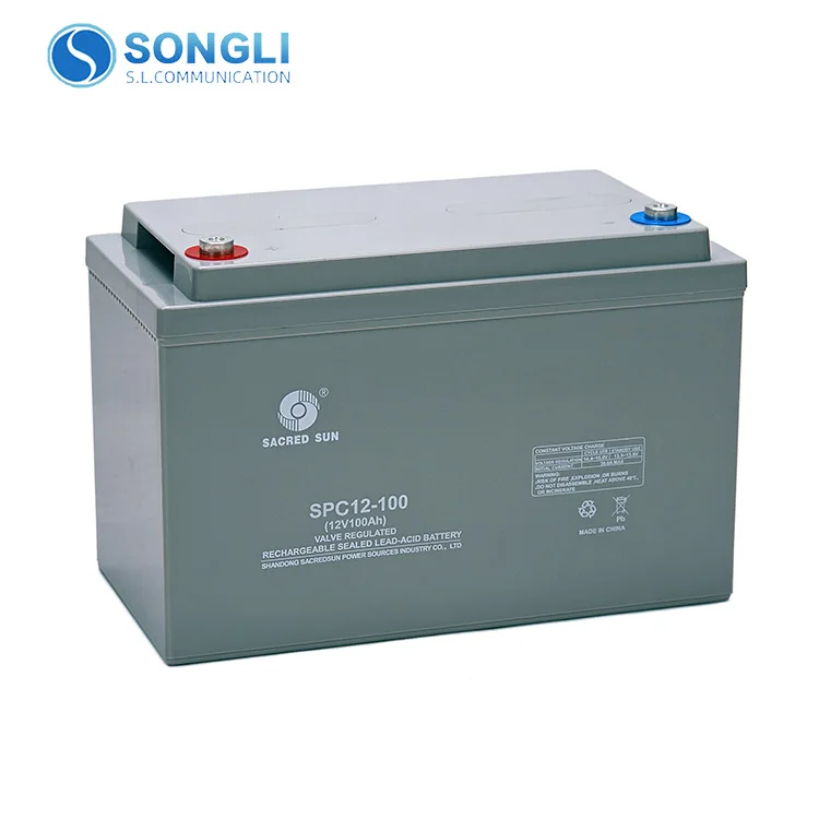 New Sacred Sun battery 12V100Ah lead acid battery SPC12-100