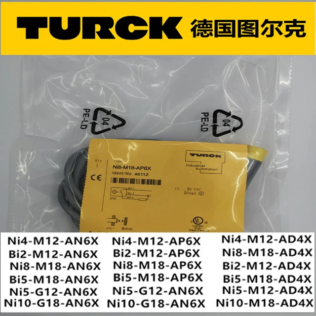 Ni4-M12-AP6X Bi5 Ni8-M18-AN6X Ni15-M30-AD4X-H1141 inductive proximity switch