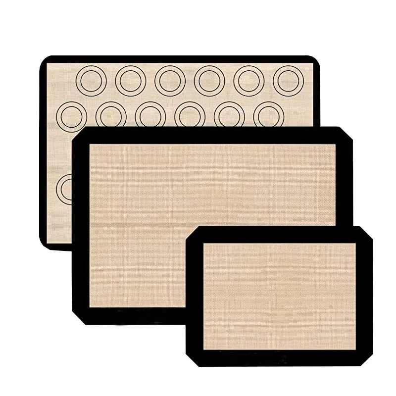 Large Silicone Pastry Mat Extra Thick Non Stick Baking Mat With Measurement Fondant Mat