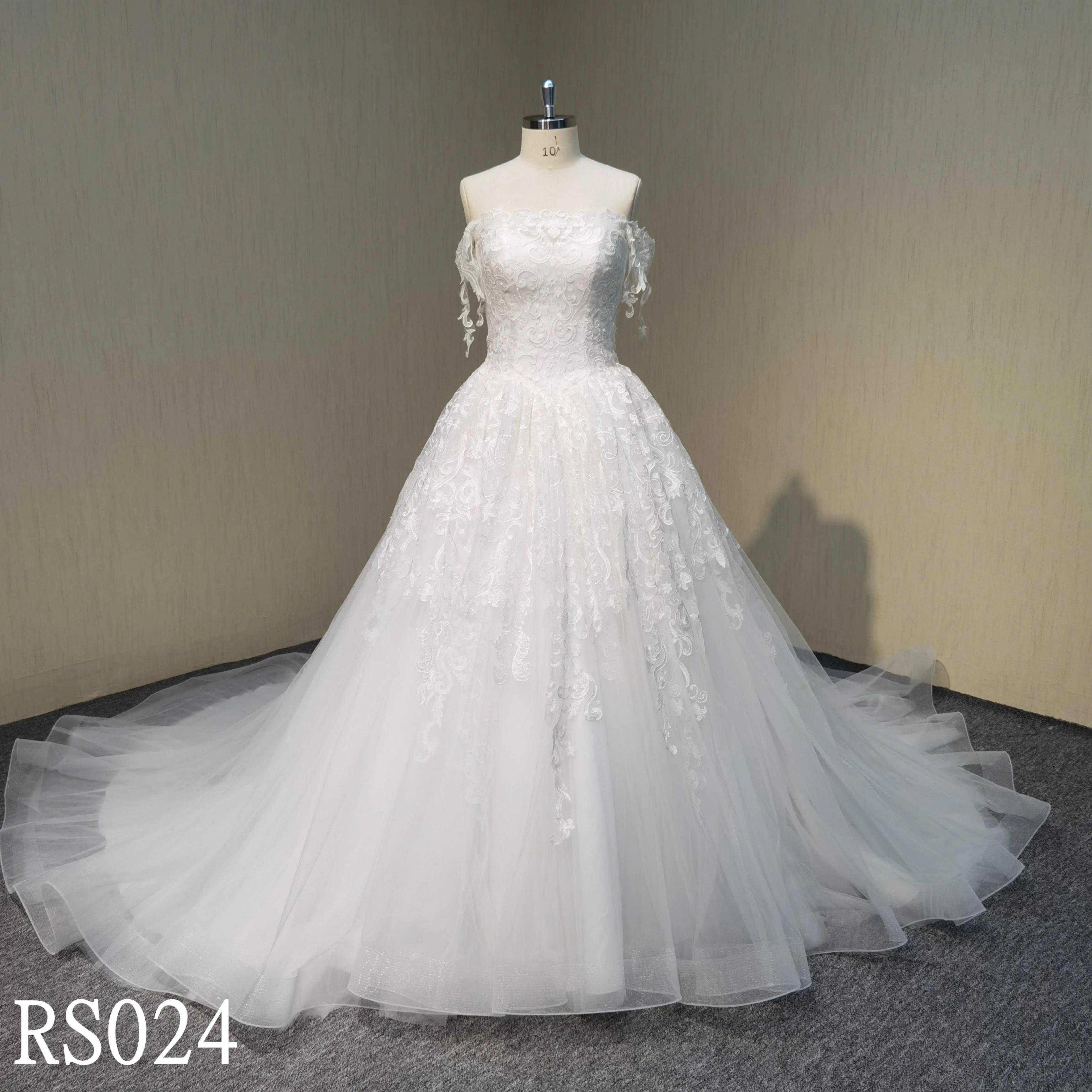 Красивое свадебное платье Элегантное Кружевная аппликация