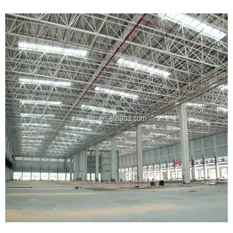 LFBJMB Space Frame Curved Roof Design Steel Structure For Building