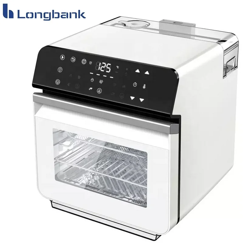 Longbank 2300W Amazon hot sale portable compact oil-free fryer electric air fryer toaster oven