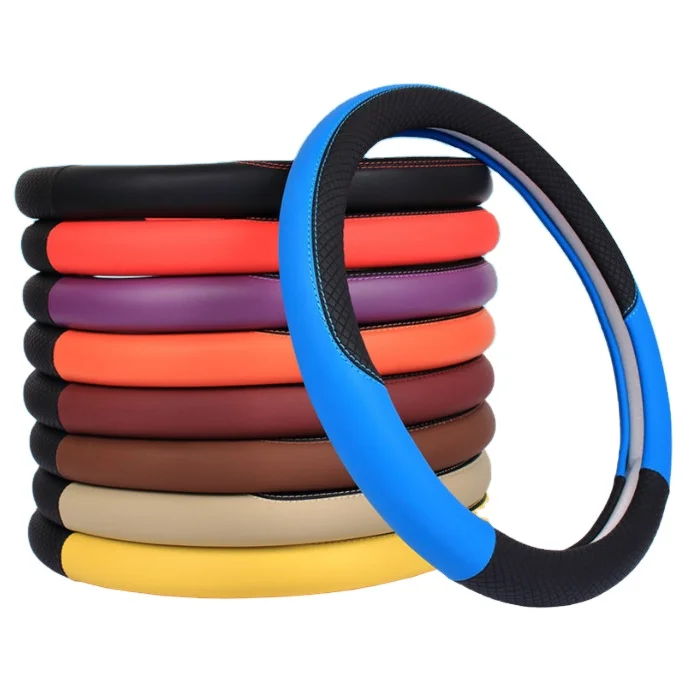 Car steering wheel cover all-season universal handlebar cover interior accessories for cars