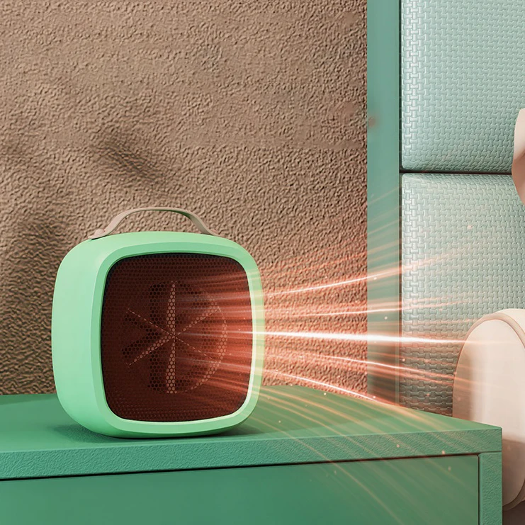 EBEZ Winter Warmer Circulation Heating Wires Space Heater Fan Room Warm Air Blower Portable Electric Heaterrs