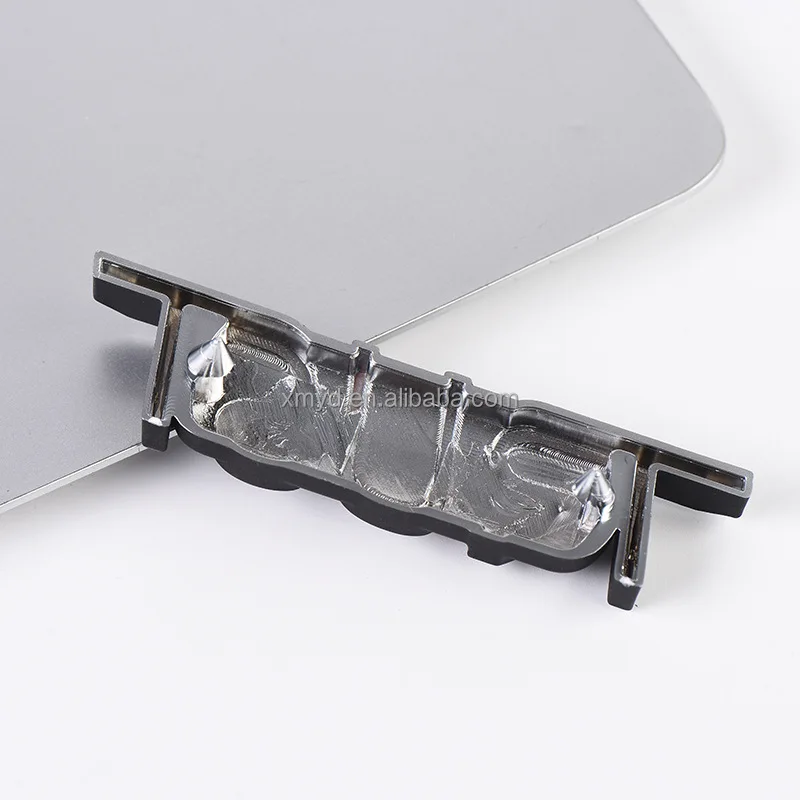 Custom ABS Car Letter Label Auto Chrome Matt Silver Motorcycle Emblem With 2 Pins