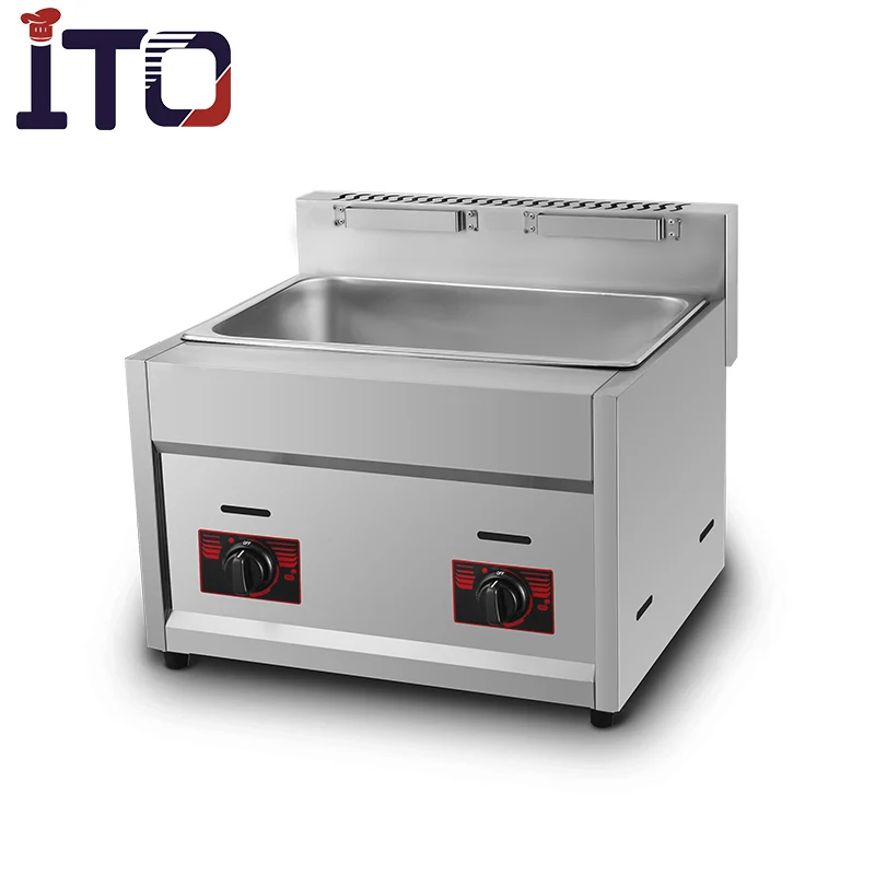 Gas Potato Crisp Chips Fryer Machine