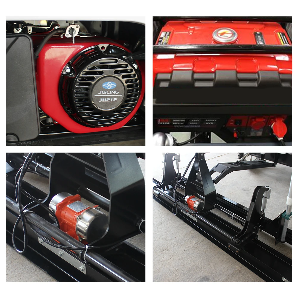 High efficiency Land Ground Tool vibratory floor paving road laser screed leveling good price concrete laser screed machine