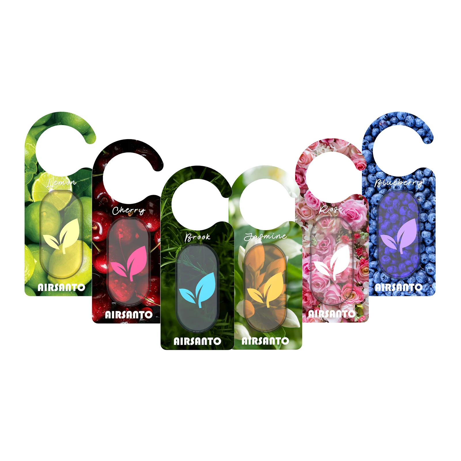 High quality liquid car air freshener rose scent car perfume diffuser car essential oil hanging air freshener with custom box