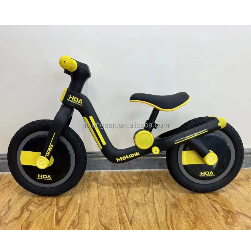 Aluminum Alloy Frame Kids Balance Bike/12 Inch No Pedal Toy Running Bicycle/mini Cooper Children Sliding Cycling