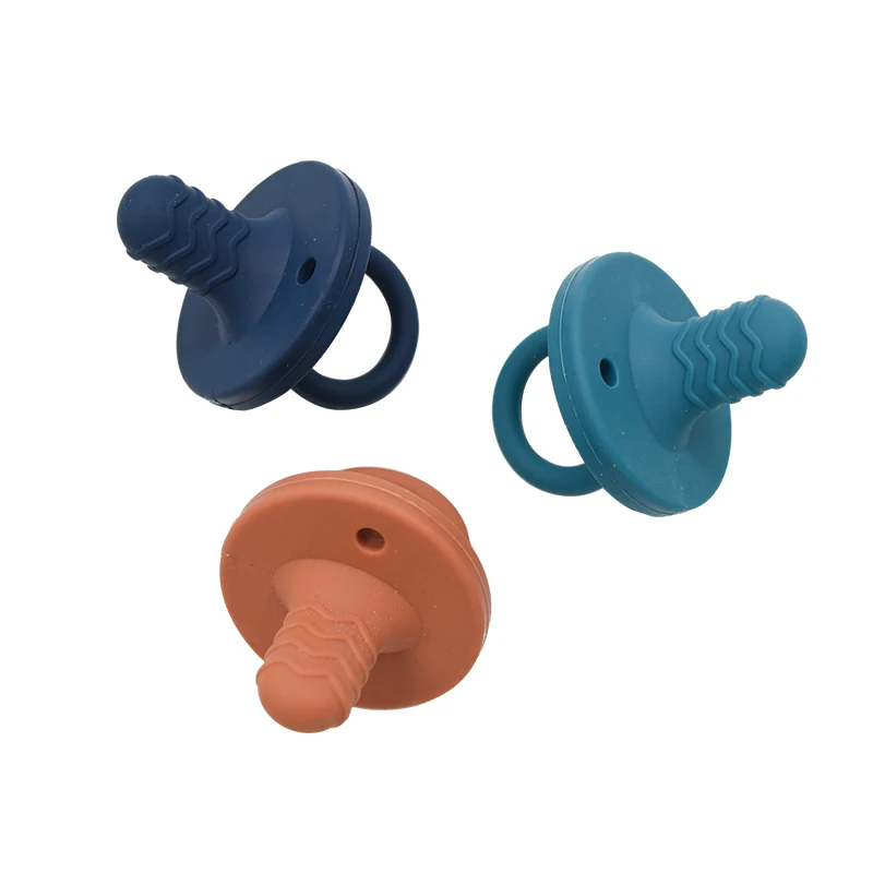 Baby Silicone Pacifier  Infant Customize  Nipple Pacifier  Soft Teething  Food Grade  Baby Silicone Teething Pacifier