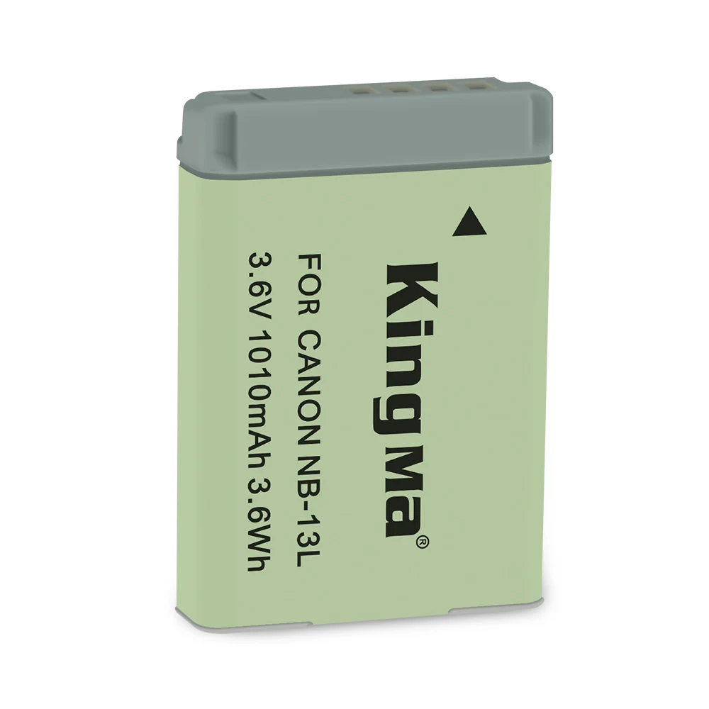 KingMa Replacement Li-ion Battery NB-13L For Canon G7X3 G5X2 G7XII G5X G9X SX620 SX720 HS Camera