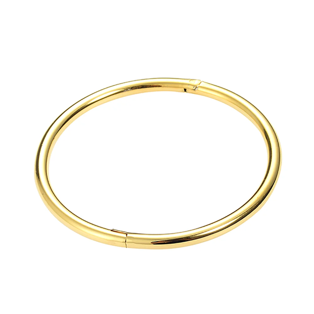 Waterproof Adjustable High Polishing Gold Cuff Open Bangle Stainless Steel Bracelets Jewelry