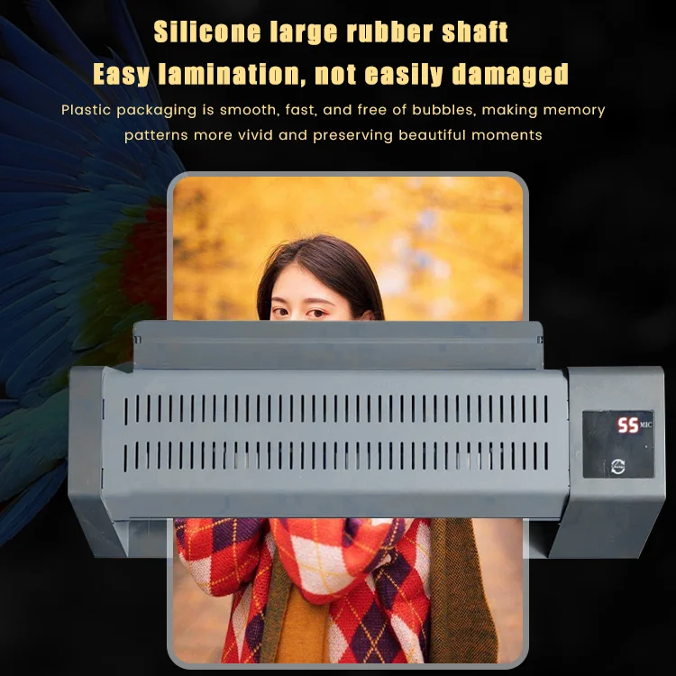Paper Manual Office A3 Laminator Thermal Cold Hot A4 Laminating Machine