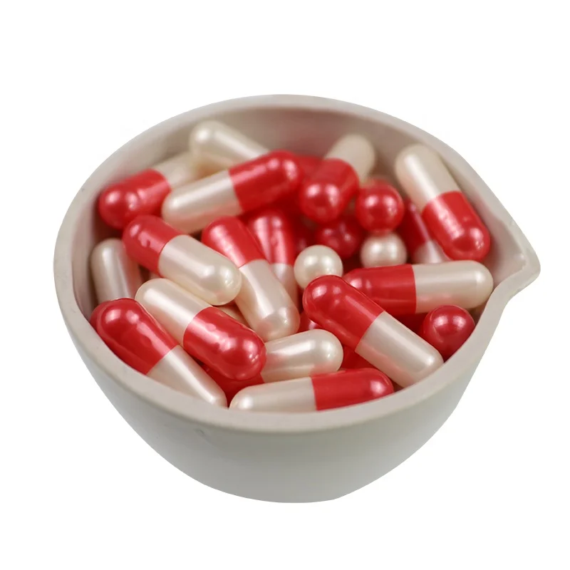 blue white pharmaceutical size 0 empty gelatin capsules royal gold hard capsules