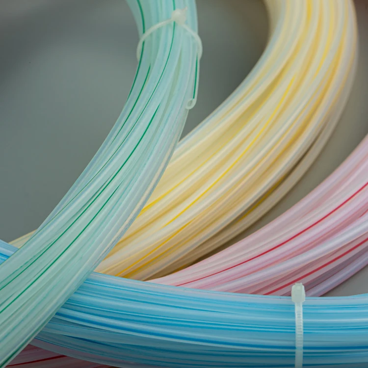 Fep термоусадочная труба 12 лет производитель PTFE оборудование фитинги шланг желтый F4 трубка