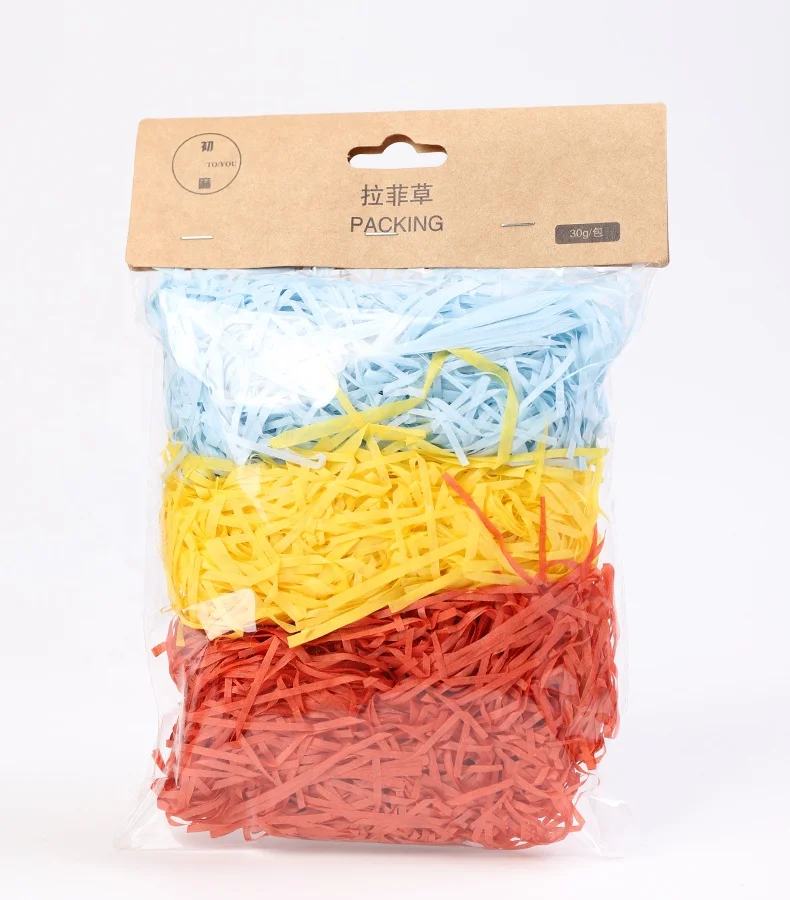
Custom Made Colorful Filling Shredded Paper Crinkle Shredded Paper Wrapping Paper 