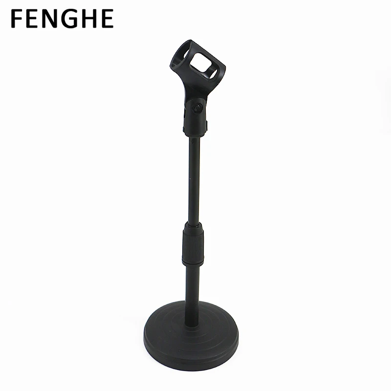 Wholesale Professional Adjustable Hand Lift Desktop Mic Stand Table Microphone Stand for Meetings Live Broadcast
