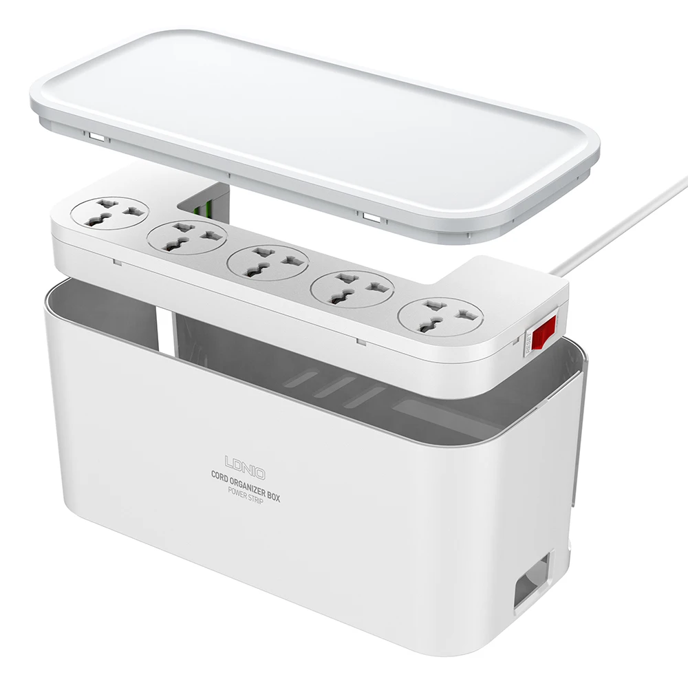  Блок питания LDNIO Management SC5309 с 5 розетками и 3 USB-портами 1