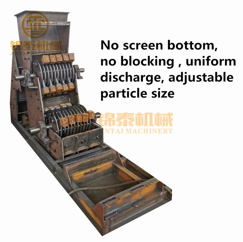 Mobile motor powered PC800*600 double stage crusher, pebble ore shale slag cinder construction waste crusher