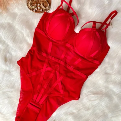 Valentines Day Exotic Luxury Underwear Red Hot Mature Women Sexy