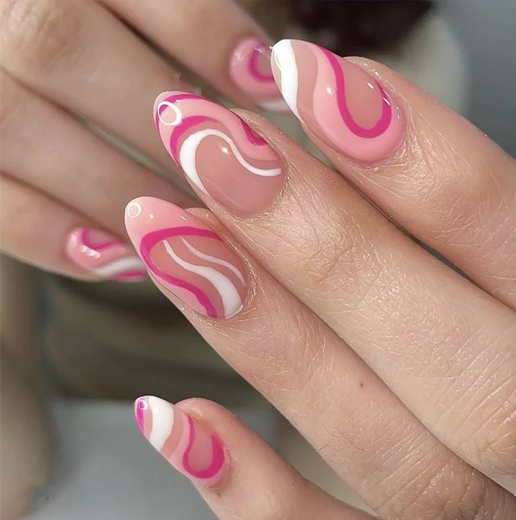 NO MOQ 24pcs handmade acrylic press on nails  Wholesale Designer Press On nails