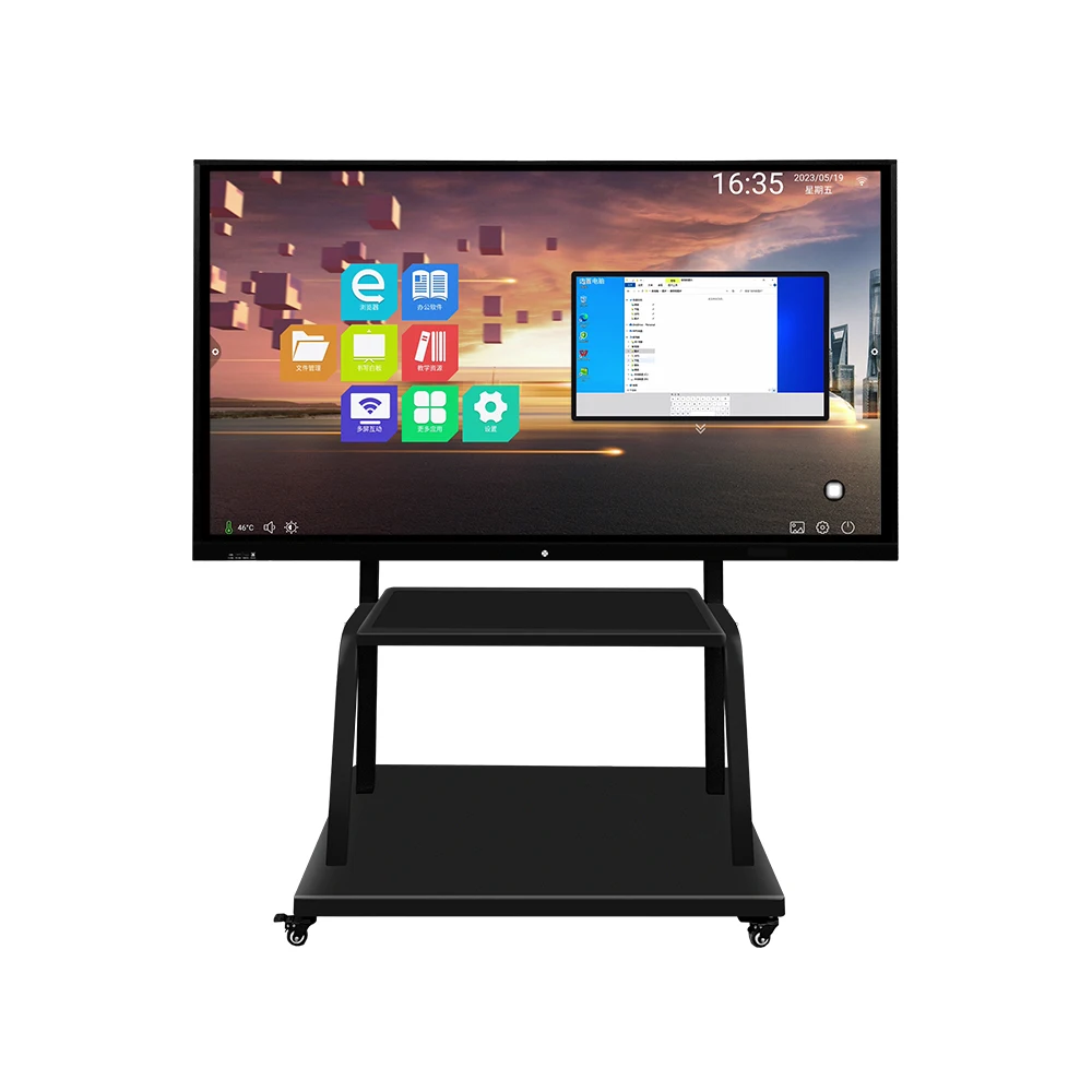 65 75 85 100inch smart board touch screen interactive whiteboard for classroom teaching meeting