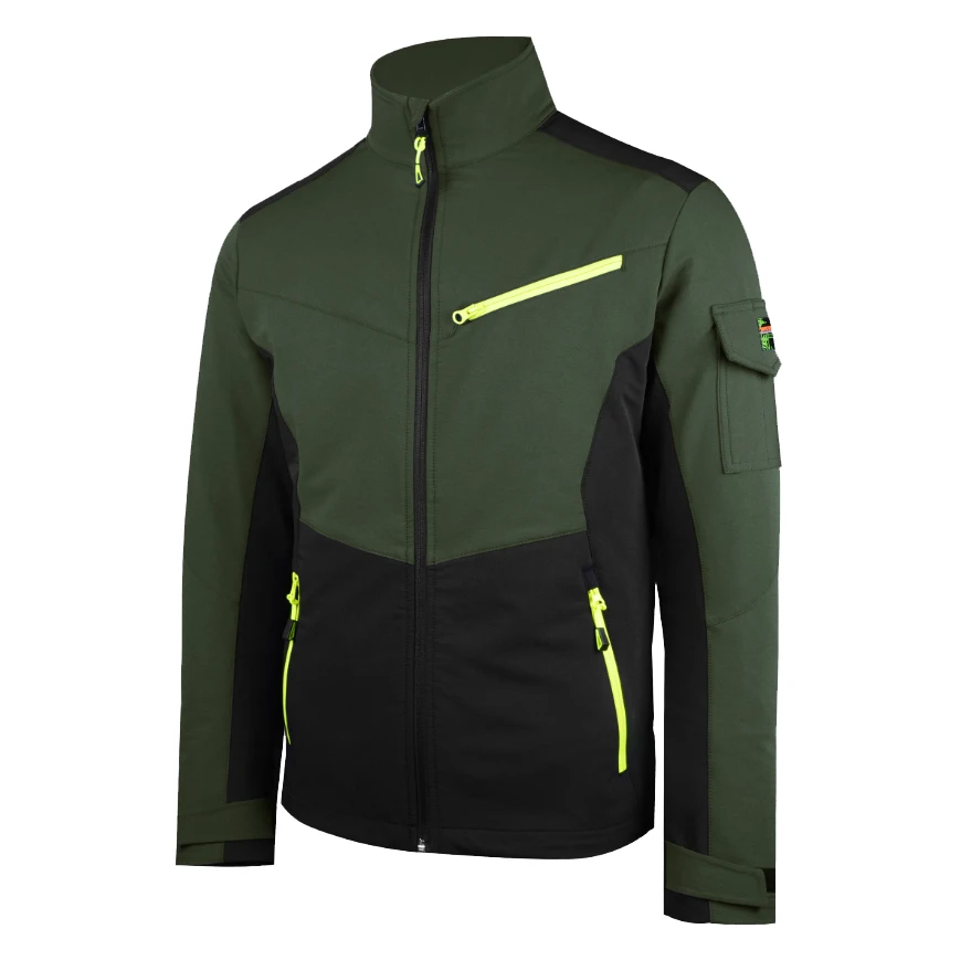 Custom Logo Fashion Safety Cloth Nylon Spandex Work Wear Jacket  Workwear