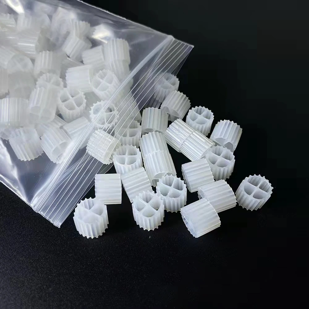 Factory MBBR Fluidized Bed Filter Media Sewage Treatment Hdpe Active Biological MBBR Suspended Filter Media