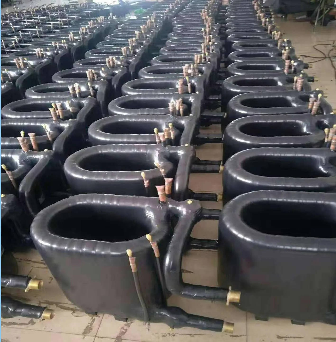 Heat exchanger tube to tube for heat pump water heater