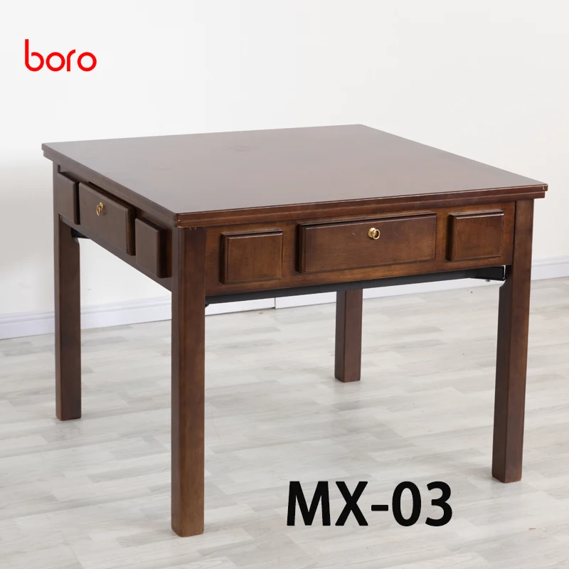 FRE intelligent new electric silent single table rubber wood solid wood Chinese mahjong machine