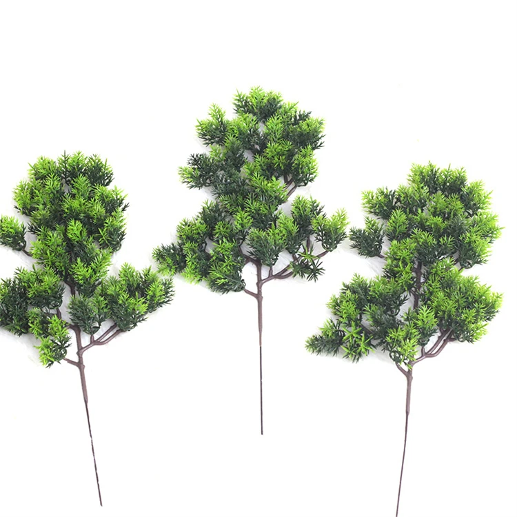 YSZ05 Искусственные пластиковые листья Thuja, украшения для растений, искусственные ветки сосны для рождества, дома, свадьбы, сада, Декор