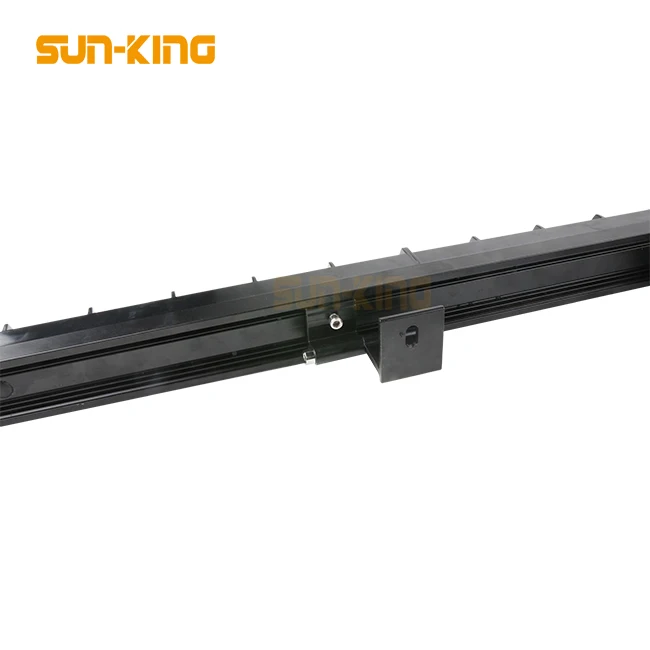 anti-dazzle 24VDC Dmx512 Control Aluminum Ip65 24W 36W building Outdoor facade Light RGBW Rgb Led Wall Washer with grille