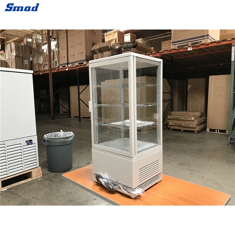 Smad OEM плоские стеклянные столешницы-охладитель 96L витрина для