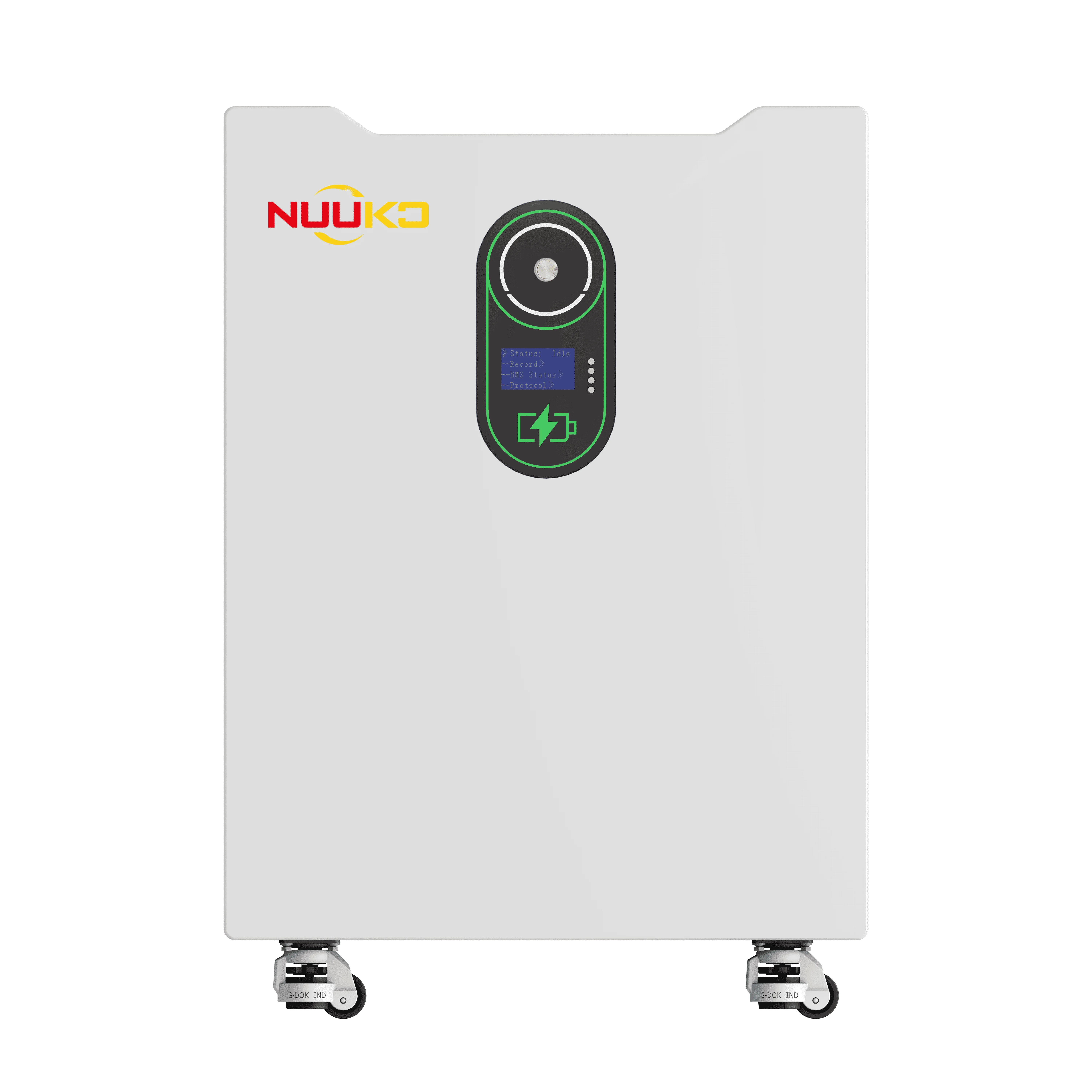 Nuuko Mobile LiFepo4 Wheels Battery Energy Storage 51.2V 100ah 205ah 280ah Home Residential Lithium Batteries