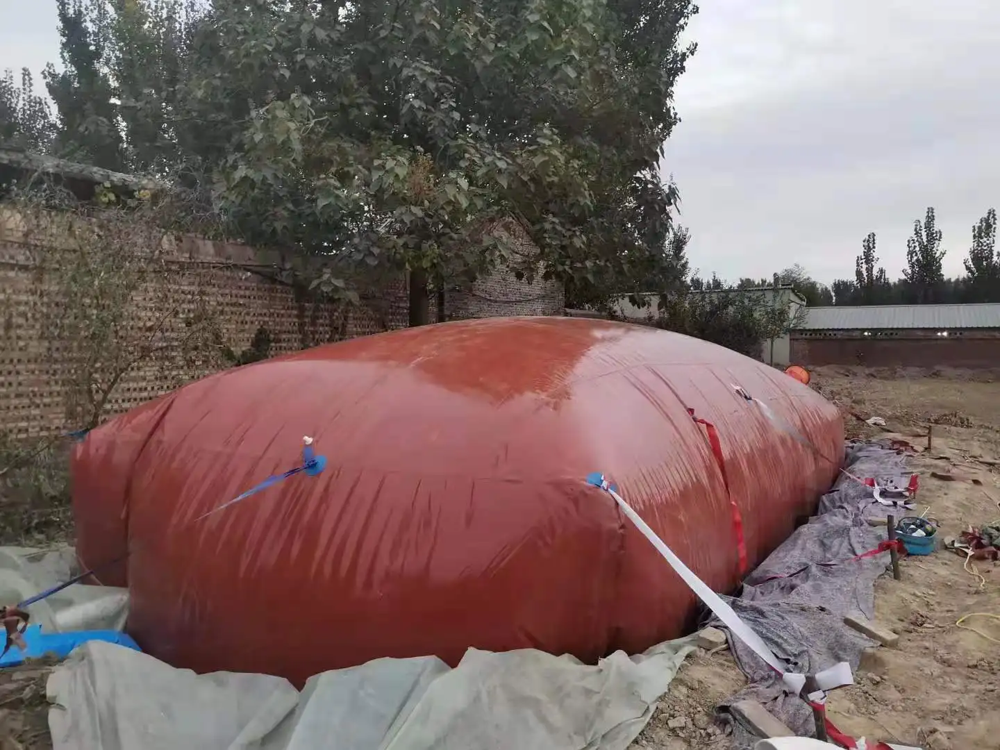 Manufacturer Wholesale Farm Use Soft Biogas Digester With PVC