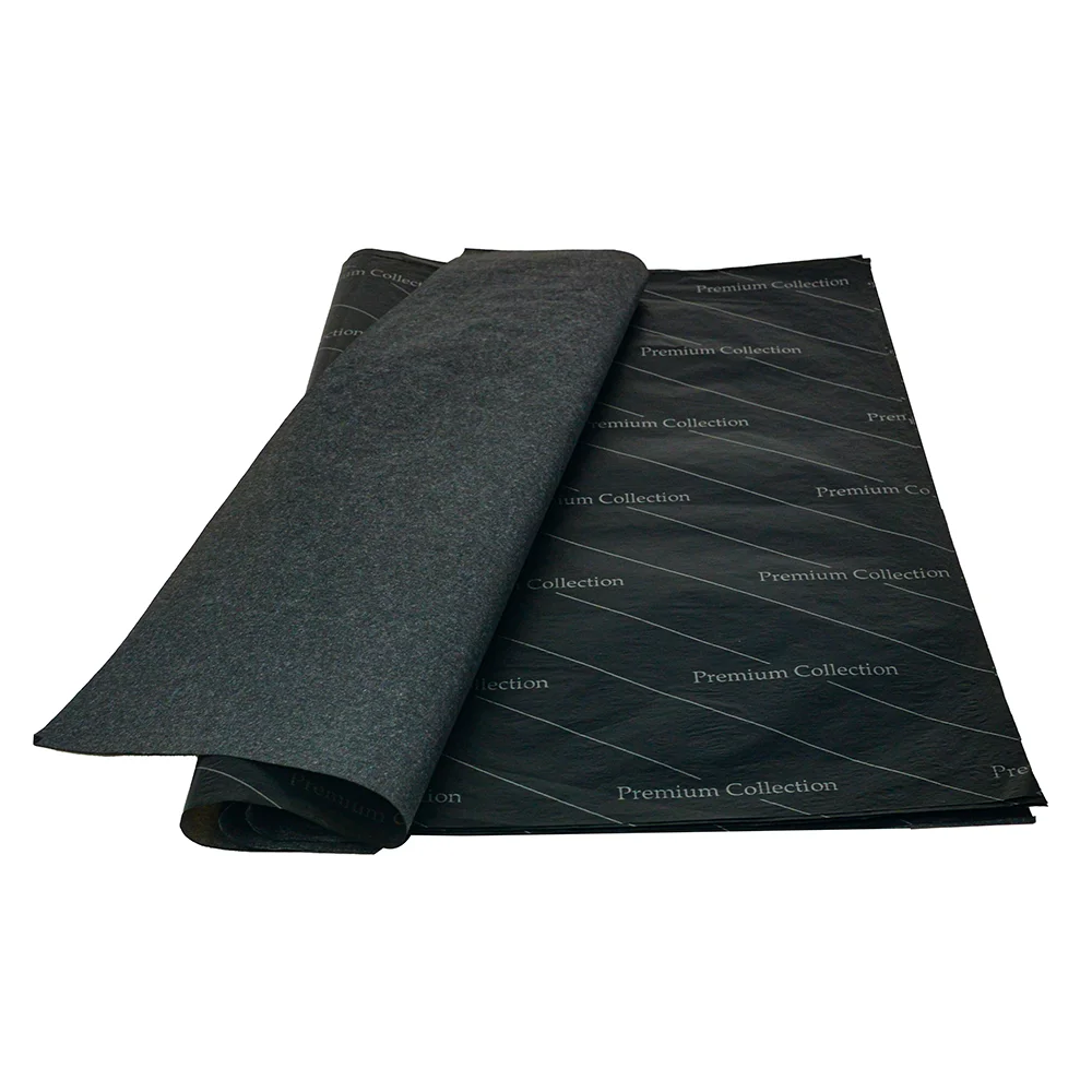 Black Printed Custom Slip Easy Newspaper Greaseproof Paper Packaging For Food Wrapping Paper