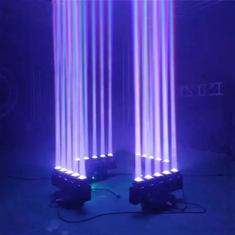 DJ Disco Light 5 X 40W RGBW 4-in-1+6 X 20W White COB LED Beam Bar Moving Head Light for KTV Music Show