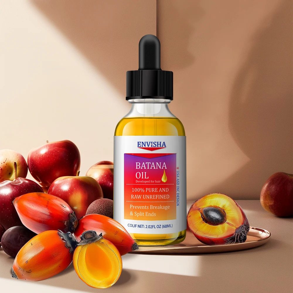 Natural Hair Growth Batana Oil Moisturizing Repair Damaged Hair Thickness Oil Serum for Men and Women